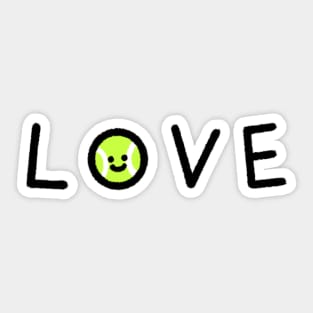 I Love Tennis！ Sticker